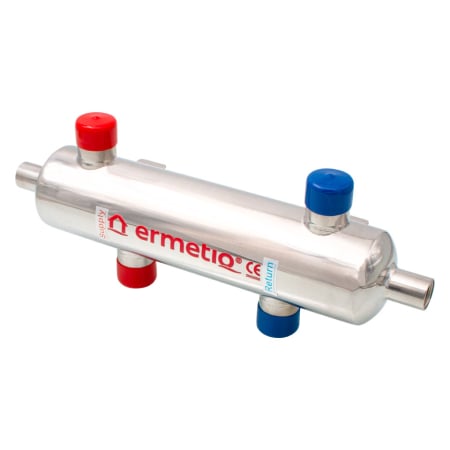 Butelie egalizare - Separator hidraulic inox izolat un circuit 1" max. 45KW(Butelie egalizare)