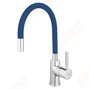 Set chiuveta Ferro granit 78x48 grafite ,2 cuve,cu baterie flexibila Ferro negru [6]