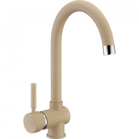 Set chiuveta bucatarie granit CASA BLANCA RONDO cu 1 cuva 51cm NISIP+baterie SAND4H [3]