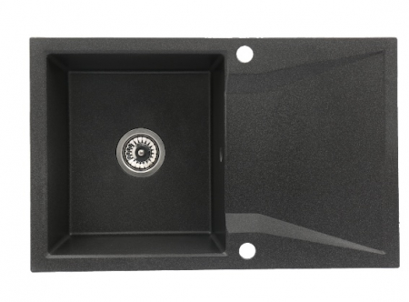 Set chiuveta CASA BLANCA NERA 1 cuva si picurator 790X500 NEAGRA+Baterie ER-YX208N [3]