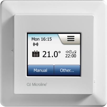 Incazire in Pardoseala - Termostat de ambient pentru incalzire in pardoseala, TECEfloor MWD5, Wi-Fi, afisaj LCD cu touch-screen, 230 V