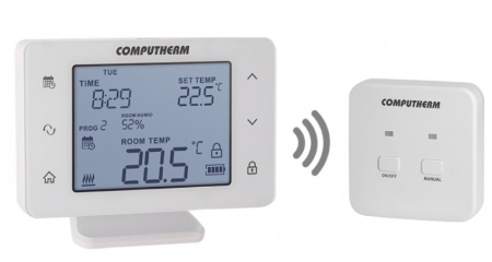 Termostate de Ambient - Termostat de cameră fără fir (cu radiofrecvență), digital, programabil COMPUTHERM Q20RF