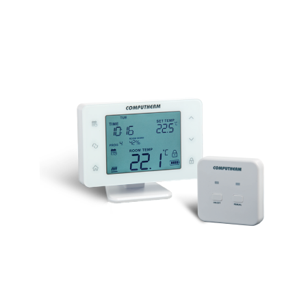 Termostat de cameră fără fir (cu radiofrecvență), digital, programabil COMPUTHERM Q20RF [1]