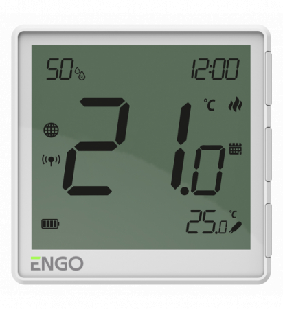 Termostate de Ambient - TERMOSTAT DE CAMERA WIFI ZIGBEE, LI-ION, ALB ENGO EONE-BATW