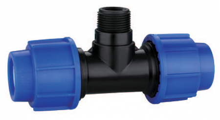 Instalatii apa/gaz/canalizare - Teu compresiune FE 20*1/2"