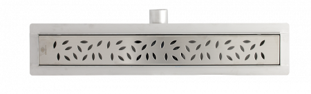 Produse Amenajare Baie - Rigola Dus ERMETIQ Model C, Inox, 500x70 Mm, Inaltime Reglabila, Argintiu