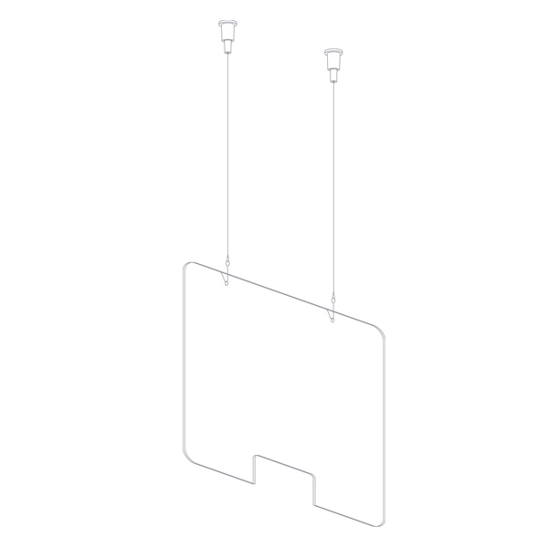 Counter Systems H 99 x L 99 CM - suspended plate [1]