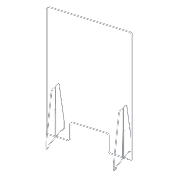 Counter Systems H 99 x L 66 CM - removable screen protector [4]