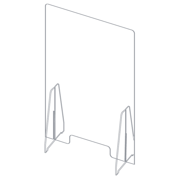 Counter Systems H 99 x L 66 CM - removable screen protector [2]