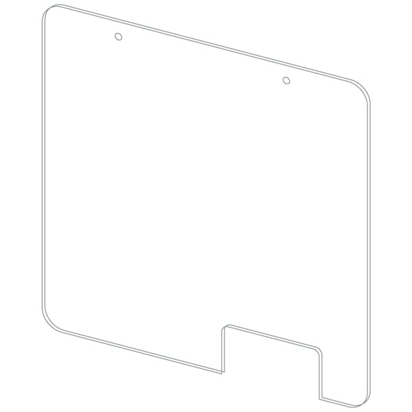 Suspended protection plate L 99 x H 99 CM [3]