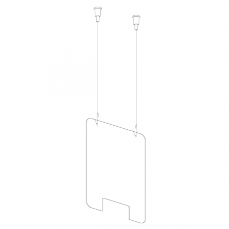 Counter Systems H 99 x L 66 CM - suspended kit [1]