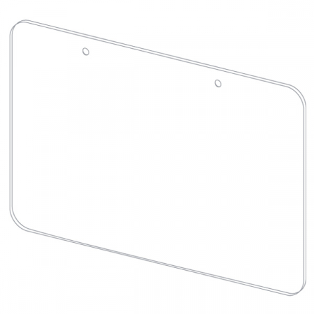 Suspended protection plate L 99 x H 66 CM [0]