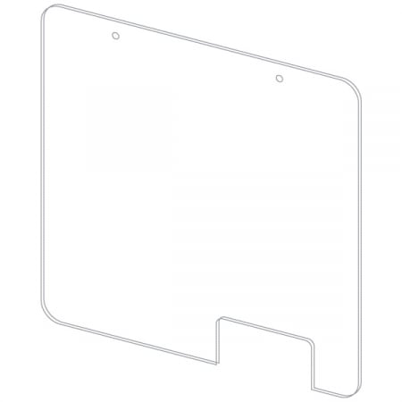 Suspended protection plate L 99 x H 99 CM [2]