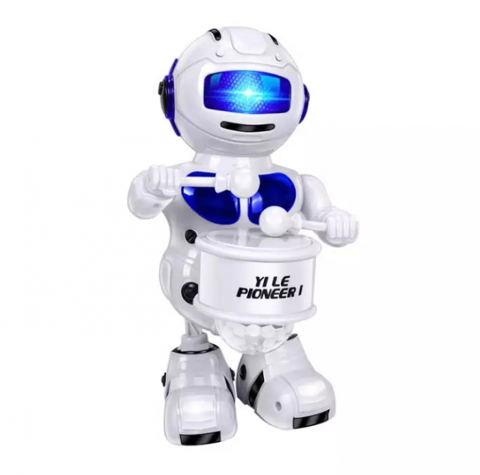 Robot dansator,cu lumini si sunete , Albastru, Toyska [1]