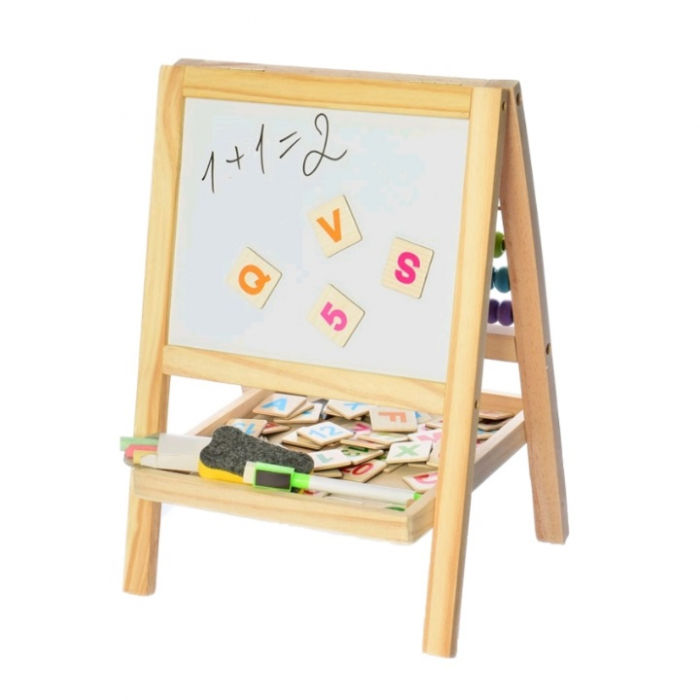 Tabla magnetica 3 in 1 Litere, Cifre, Abac, 43x25 [2]