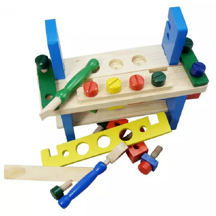 Jucarie Banc de Scule, 36 piese, multicolor [2]
