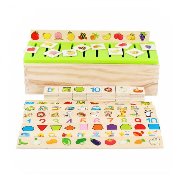 Cutie sortatoare Montessori cu 88 de piese, Toyska [4]