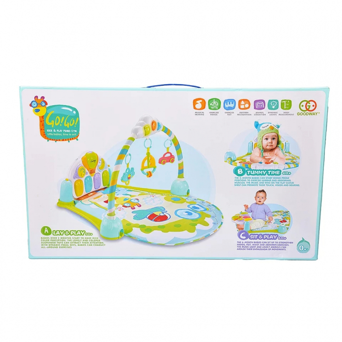 Saltea de joaca bebe cu pian Go!Go!, 92x80, Toyska [2]