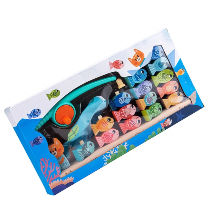 Joc educativ de Pescuit magnetic, Kitten Fishing, multicolor [6]