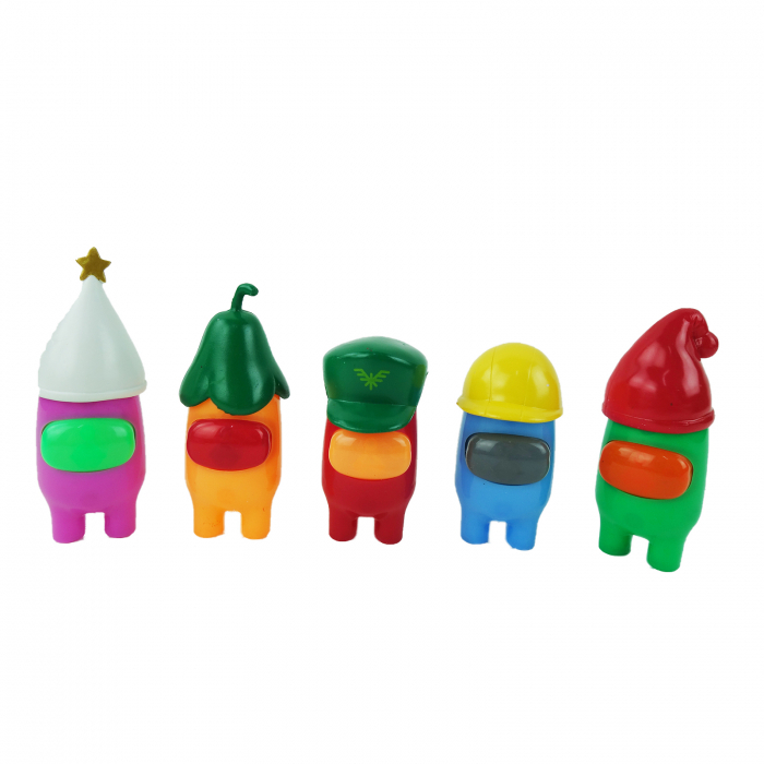 Set 5 Figurine Among Us, plastic, multicolor [2]