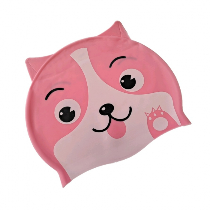 Casca de inot din silicon pentru copii Animal Heads, 2-6 ani, roz [1]