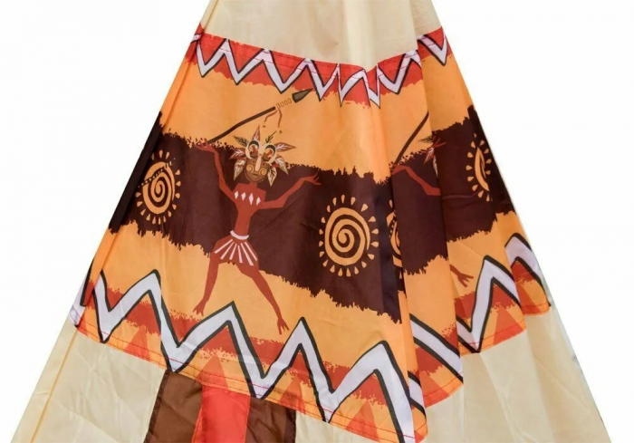 Cort copii stil indian Teepee Tent, include 60 bile, multicolor [6]