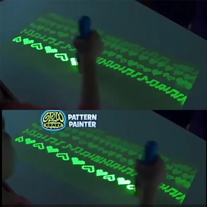 Pensula de creatie cu lumina Fluorescenta, 40 de sabloane [5]