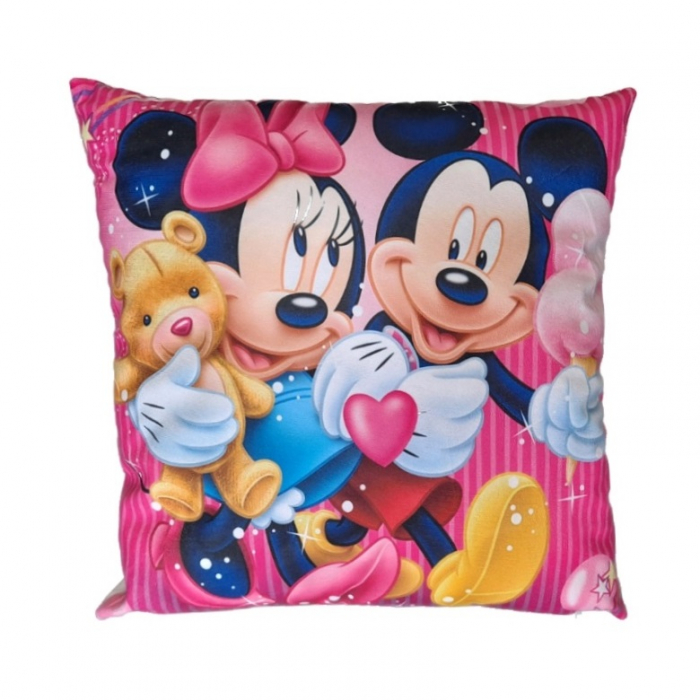 Perna pentru copii Mickey&Minnie Mouse, 40x40 cm, multicolor [1]