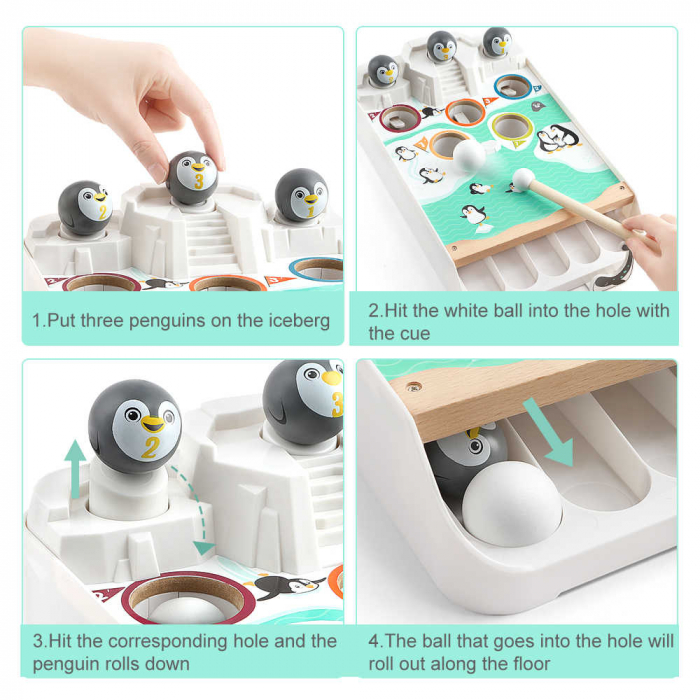Joc de inteligenta cu Pinguini Top Bright, multicolor [3]