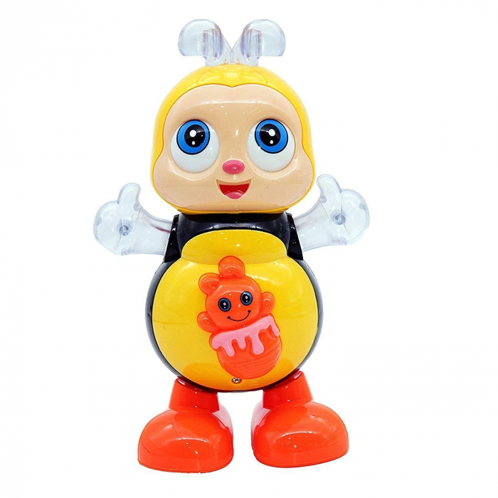 Jucarie interactiva Albina Dansatoare cu sunete si lumini, 21 cm, multicolor [2]