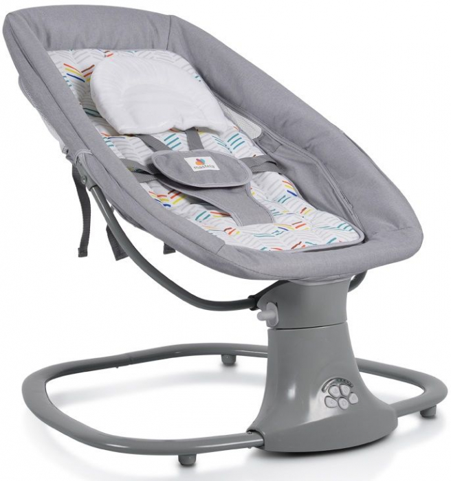 Balansoar electric 3 in 1 Mastela, bluetooth, telecomanda, gri [2]
