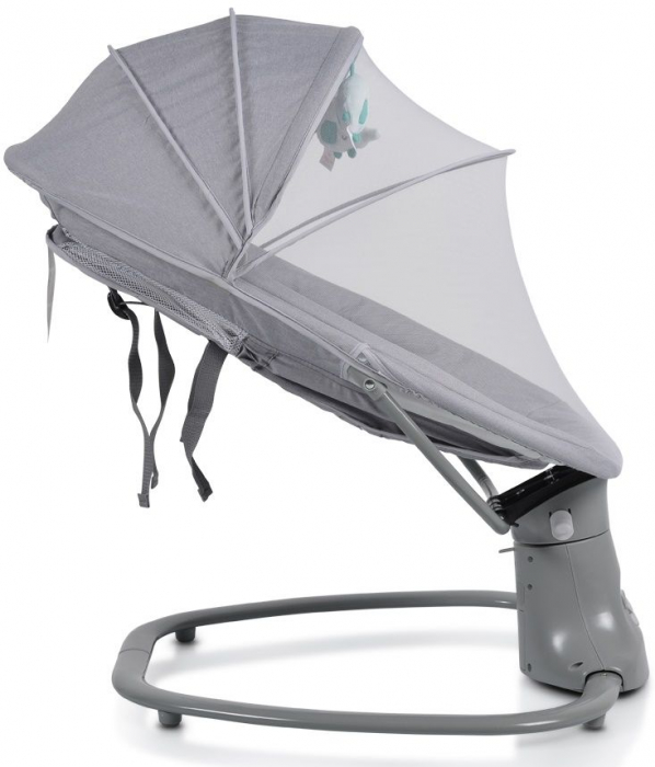 Balansoar electric 3 in 1 Mastela, bluetooth, telecomanda, gri [3]