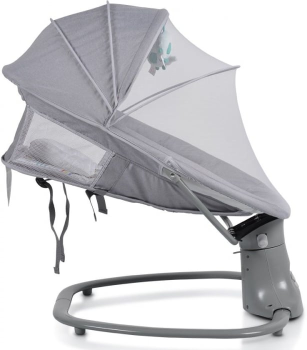 Balansoar electric 3 in 1 Mastela, bluetooth, telecomanda, gri [4]