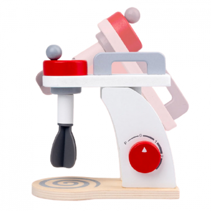 Blender din lemn cu accesorii, multicolor [3]