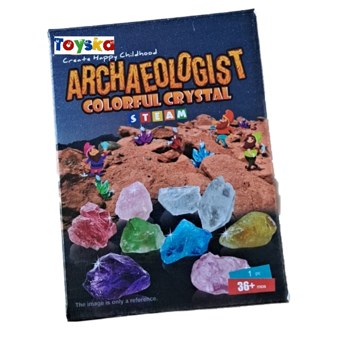 Set Arheologie descopar pietre pretioase, Gemstone Excavation Colorful Crystal [2]