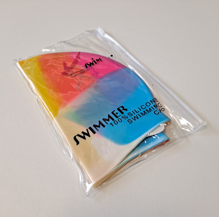 Casca de inot din silicon pentru copii, 2-6 ani, multicolor [2]