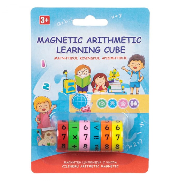 Cilindru Magnetic Aritmetic 3x6 cm, multicolor [5]
