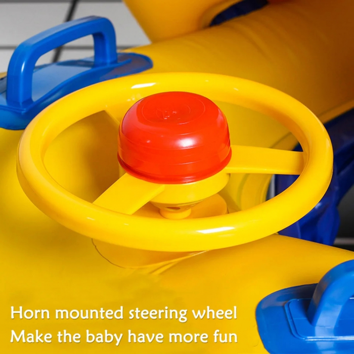 Colac gonflabil mama si copilul, parasolar detasabil si suport pentru copil [6]