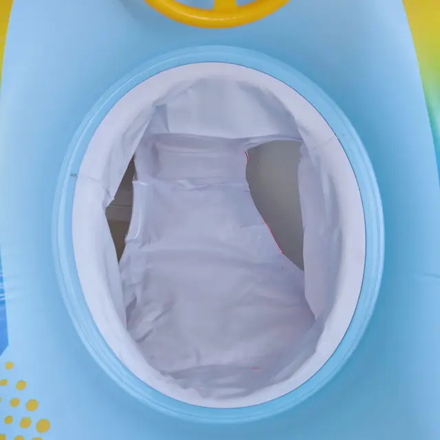 Colac gonflabil Skijet cu volan si suport pentru copii, multicolor [6]