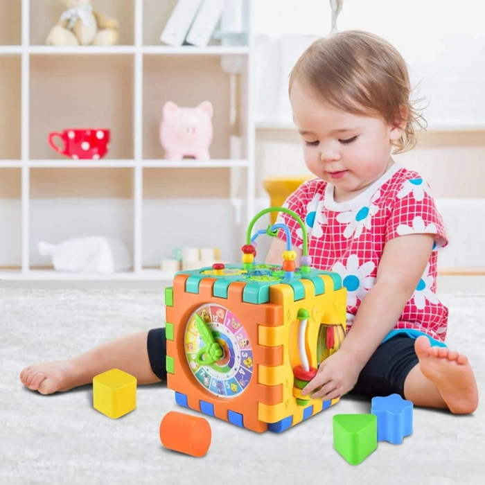 Cub interactiv muzical Play & Learn Activity, multicolor [2]