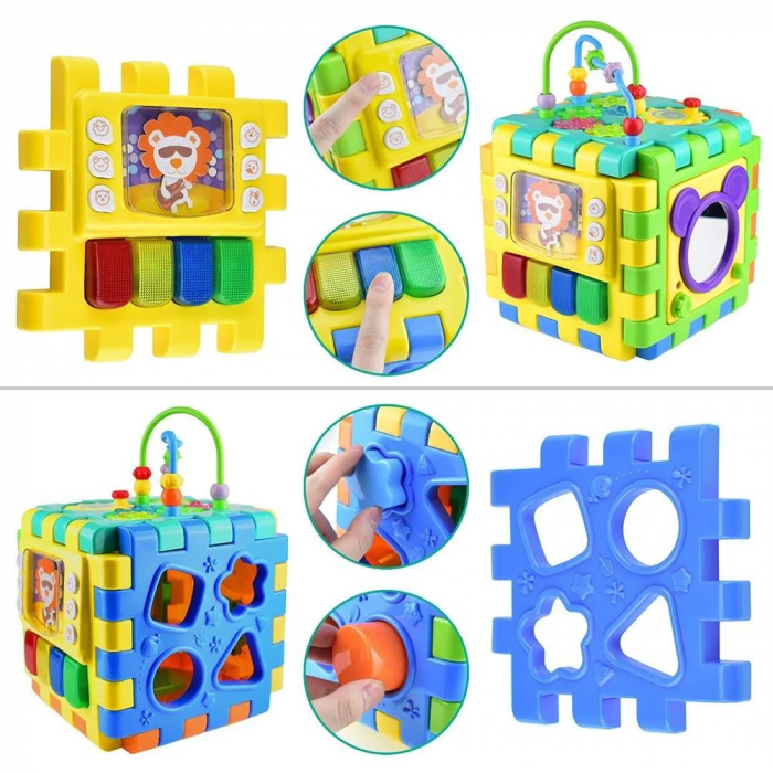 Cub interactiv muzical Play & Learn Activity, multicolor [5]