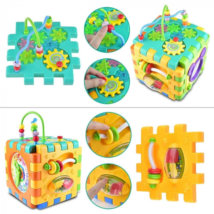 Cub interactiv muzical Play & Learn Activity, multicolor [4]