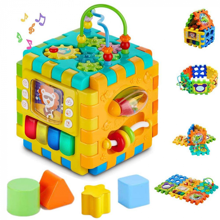 Cub interactiv muzical Play & Learn Activity, multicolor [3]