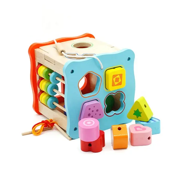 Cub Montessori cu activitati de Sortare si Snuruit Neowows, multicolor [3]