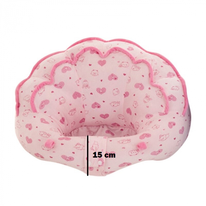 Fotoliu din plus sit up pentru bebelusi Confort, roz [7]