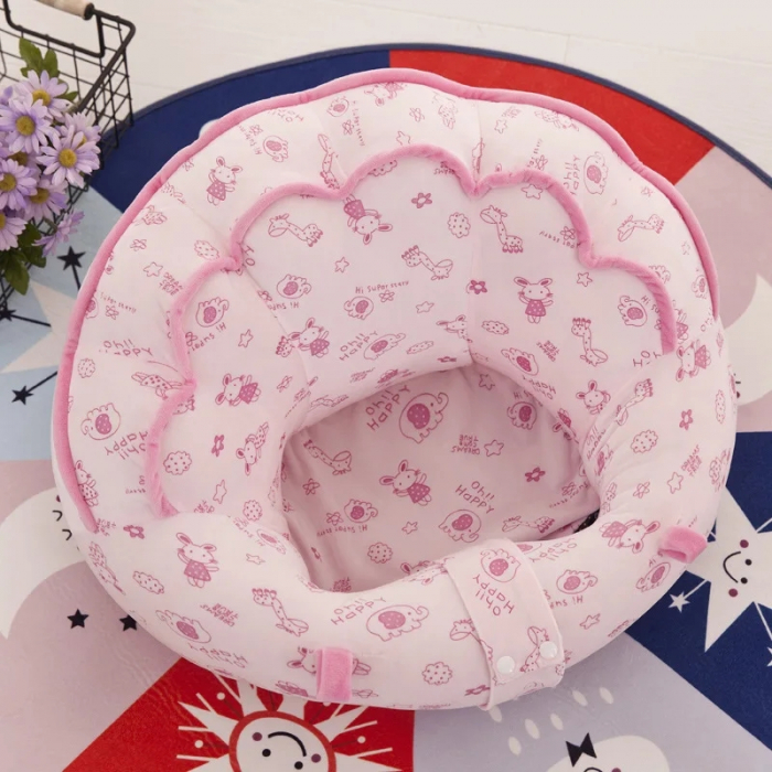Fotoliu din plus sit up pentru bebelusi Confort, roz [4]