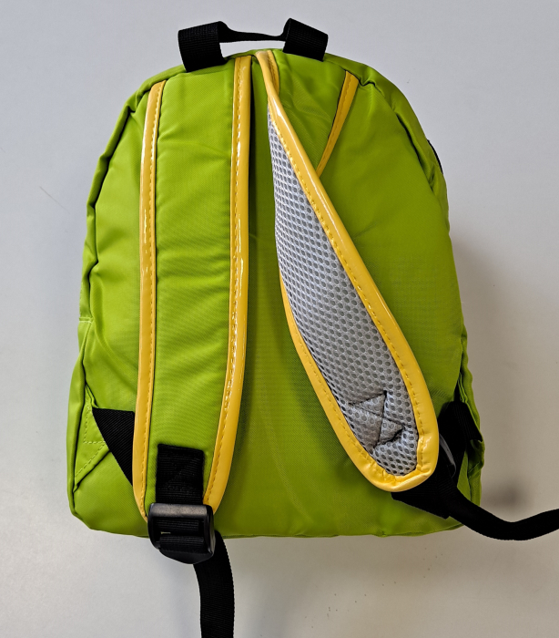 Rucsac gradinita Wisdom Bear, 2 compartimente, 30x25x10 cm, verde [3]