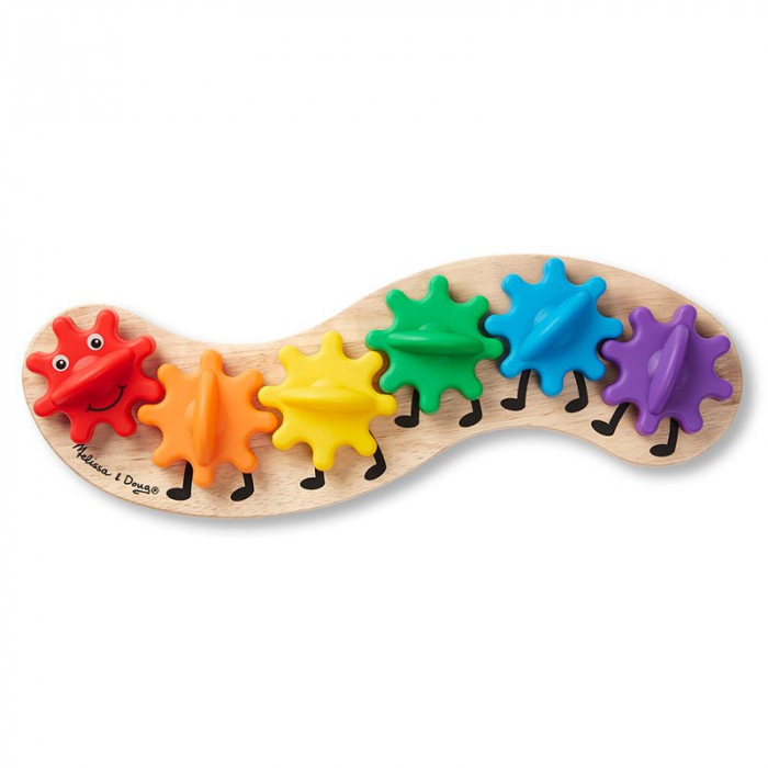 Joc de indemanare Omida Curcubeu cu Roti Zimtate, multicolor [2]