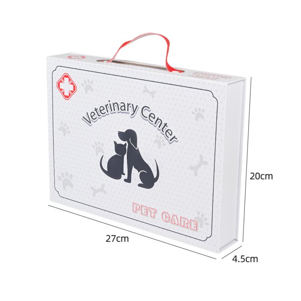Joc de rol din lemn Trusa Doctor Veterinar, 22 piese, multicolor [6]