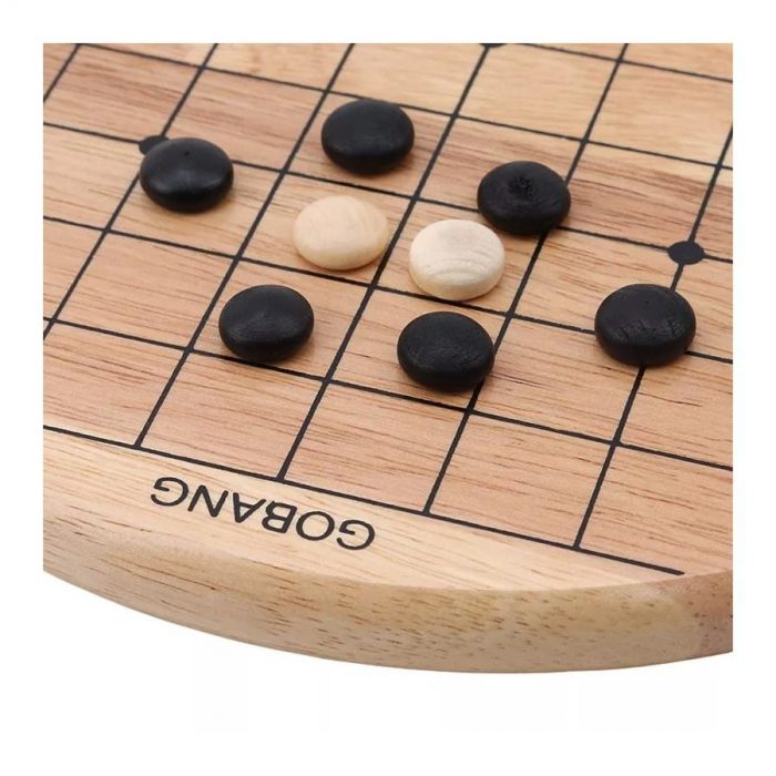 Joc de societate 2 in 1 Dame Chinezesti si Gobang, multicolor [8]